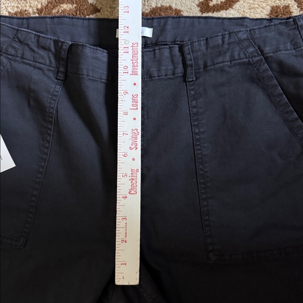NWT Daily Ritual Chinos Womens 16 Black Business Casual Straight patch pockets - Picture 11 of 12